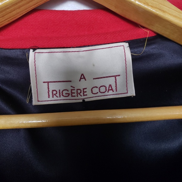 Vintage Pauline Trigère 1980s 2tone wool coat - Picture 2 of 8